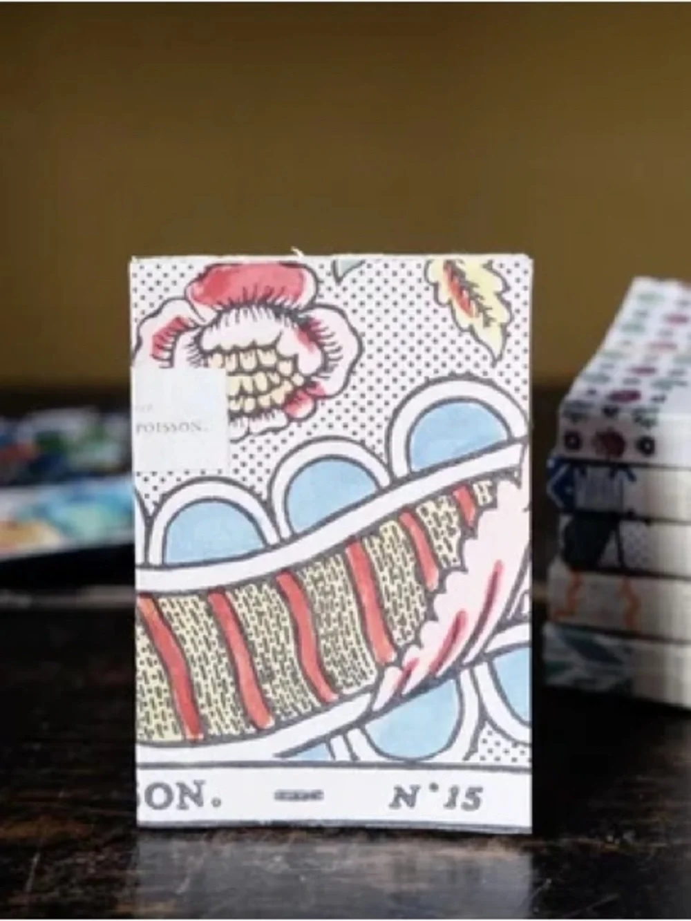 NWT Antoinette Poisson 15A Guirlandes et Festons French Domino Paper Notebook